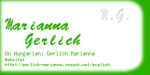 marianna gerlich business card
